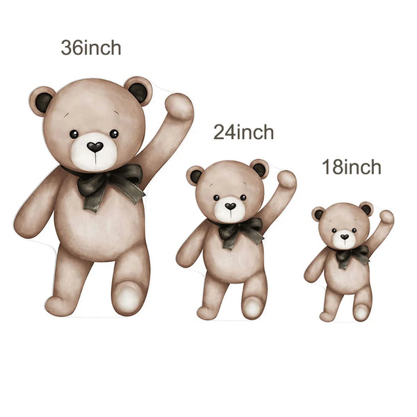 Teddy Baby Bear Cutouts We Can Bearly Wait Party Decorations Baby Shower First Birthday Bear Decoration Party Props Decor