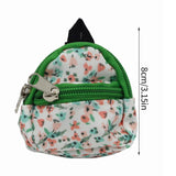 Labubu Doll Canvas Backpack Simulation Pet Bag for 15/17cm Dolls Cute Doll Accessories