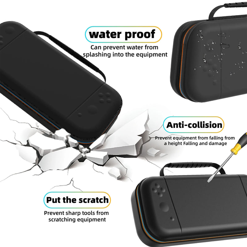 Accessories for N-Switch 2, Carry Case, Screen Protector, Joy Con Case, Games Holder, Dust Removal & Cleaning Cloth