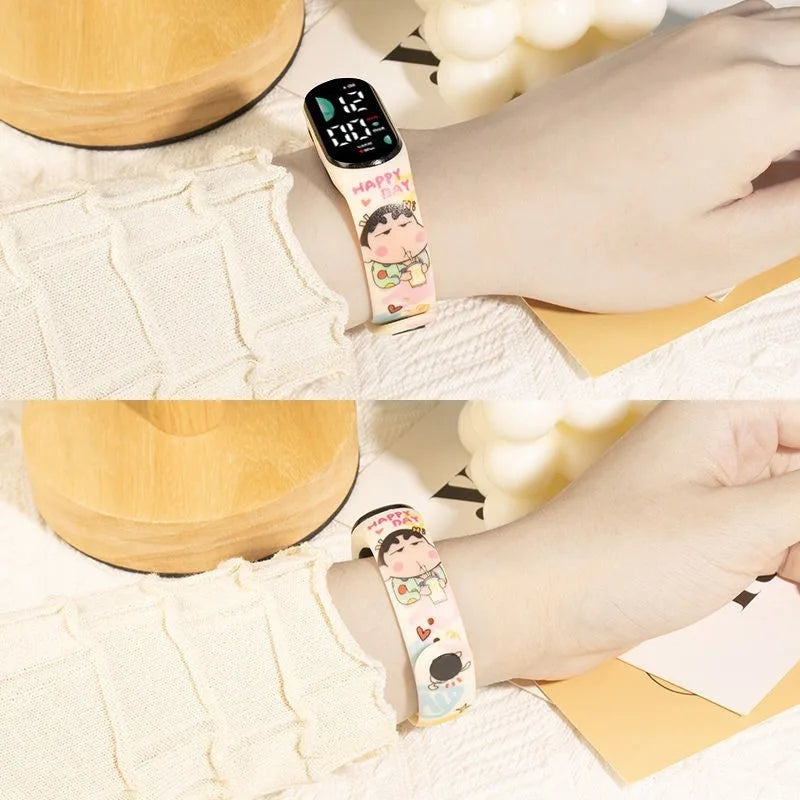 Shin-Chan Luminous Kids Watch – Waterproof & Sports