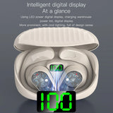OWS 90 TWS Bluetooth Headphones With LED Battery Display, Stereo Sound, HD Call, Compact Wireless Earbuds, Long Playback
