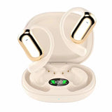 with Bluetooth OWS Earphone Sport Noiseless Audio Control Big Battery Voice Call Digital Display Wireless BT Ear Mounted Headset