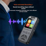 Digital Voice Recorder MP3 Player HD Noise Reduction WAV Audio Player One-Button Portable Recording Deviceabgi