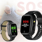 Smart Watch For Old People Elderly Smart Watch For Senior Fall Detection GPS Positioning 4G Sim Card SOS Phone Call Heart Rate T