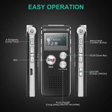 8GB Voice Recorder MP3 Player Mini Sound Audio Recorder Professional Mini USB Flash Drive Recording Dictaphone
