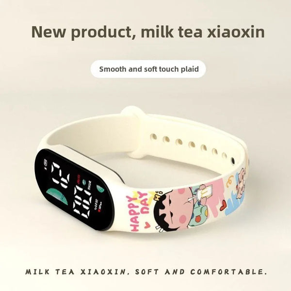 Shin-Chan Luminous Kids Watch – Waterproof & Sports