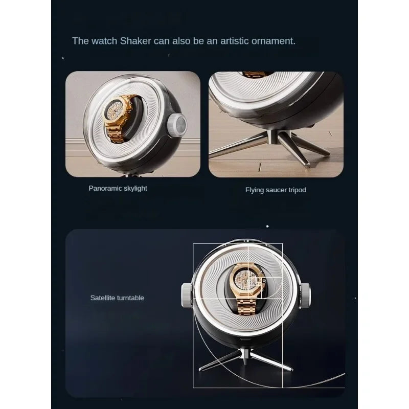 LuxSpin LED Watch Winder – Automatic Storage Box