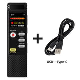 Digital Voice Recorder Professional long time recording device Dictaphone Noise Reduction Audio USB-C Activated handy personal