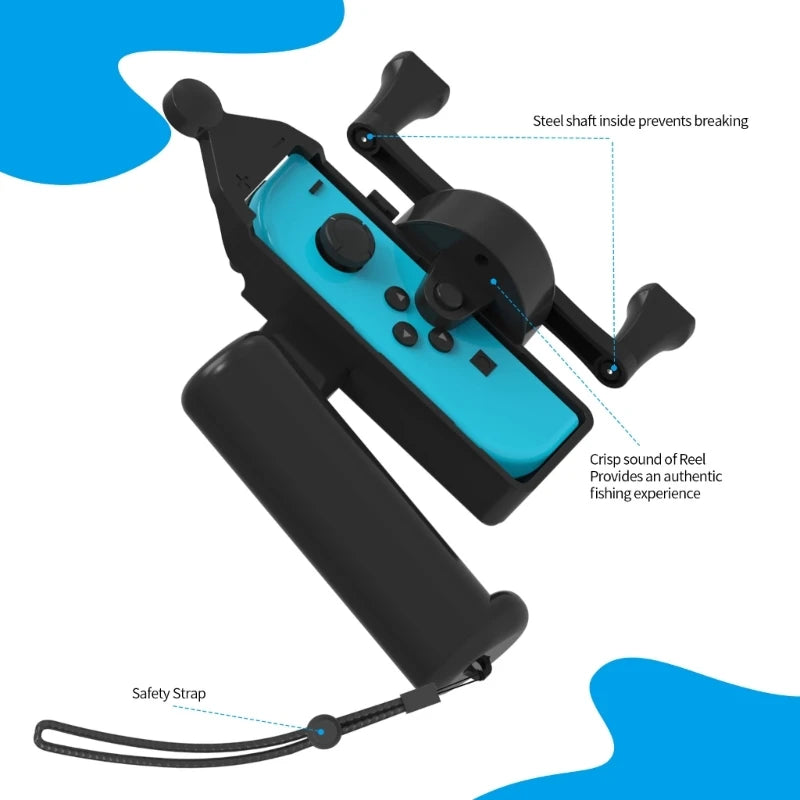 Fishing Rod for Switch Console,Fishing Game Accessories for ACE Angler Aquarium Games Lightweight Gadget Best Gift Dropship