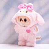 Mini Labubu 17cm Doll Fashion Outfit with Hat & Shoes for Labubu II Cultivate Sitting Party