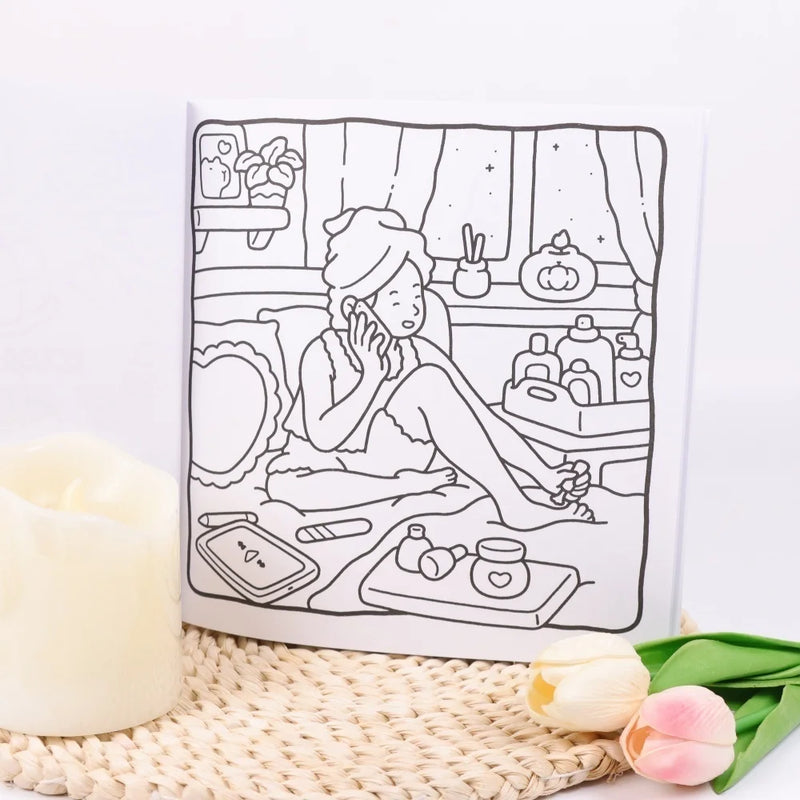 Girl Alone FunTime Coloring Books (2-Pack)
