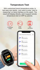 Smart Watch For Old People Elderly Smart Watch For Senior Fall Detection GPS Positioning 4G Sim Card SOS Phone Call Heart Rate T