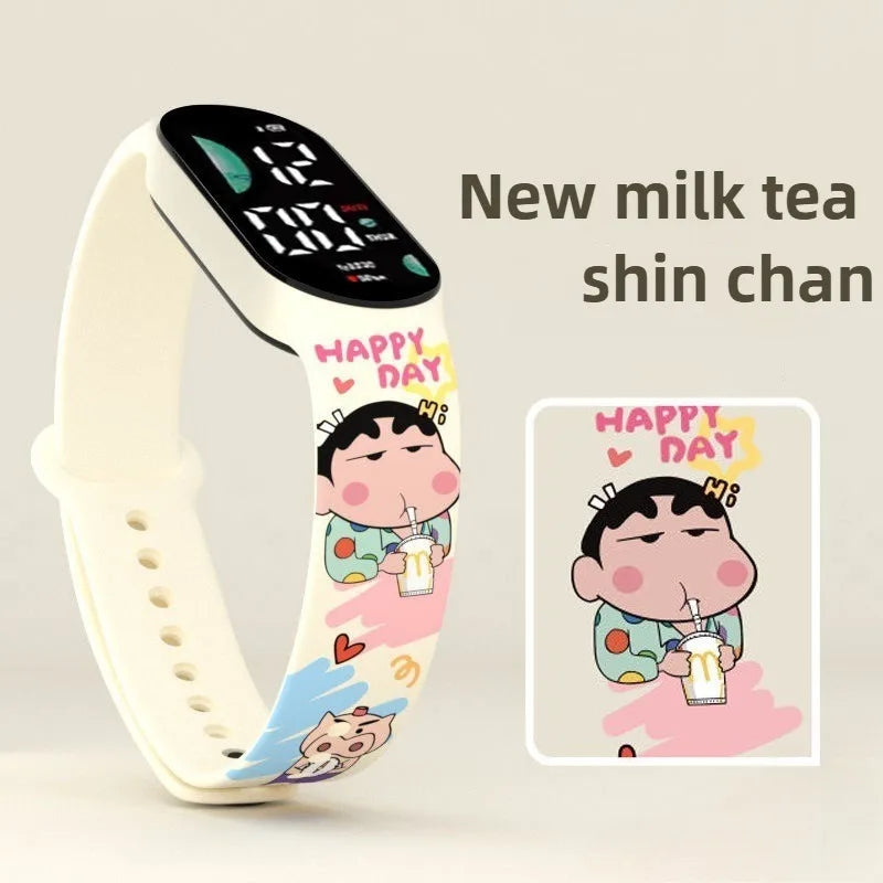 Shin-Chan Luminous Kids Watch – Waterproof & Sports