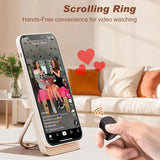 Blutooth Remote Control Button Ring Auto Clicker Finger Remote Mobile Phone Video Remote Control Selfie Stick Camera Controller