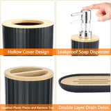 PureBath 6-Piece Set (Holder, Bin, Brush, Cup, Dish, Dispenser)