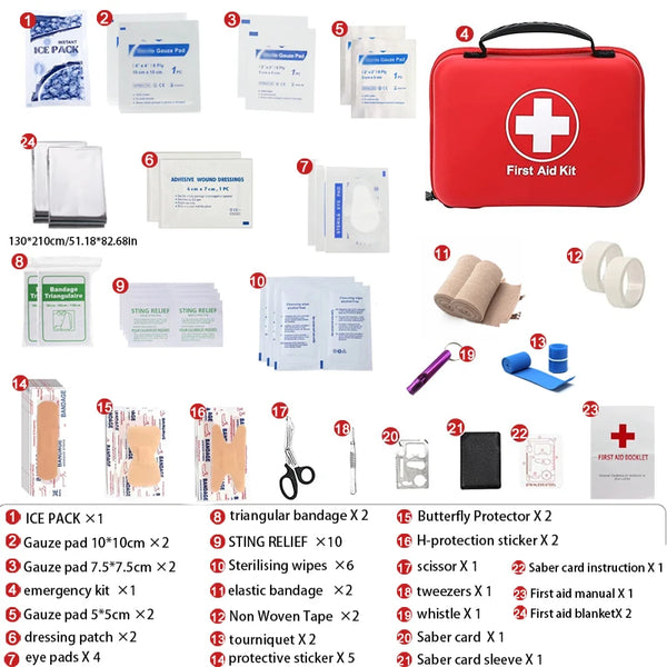 LifeGuard 38-Piece First Aid Kit (Home, Travel & Outdoors)