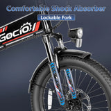 Foldable Electric Bike for Adults, Peak 750W Electric Mountain Bicycles, 20" * 2.4" Fat Tire Electric Bicycle, 375Wh 48V Removable Lithium-Ion Battery,Urban Commuter Ebike Man Woman UL2849