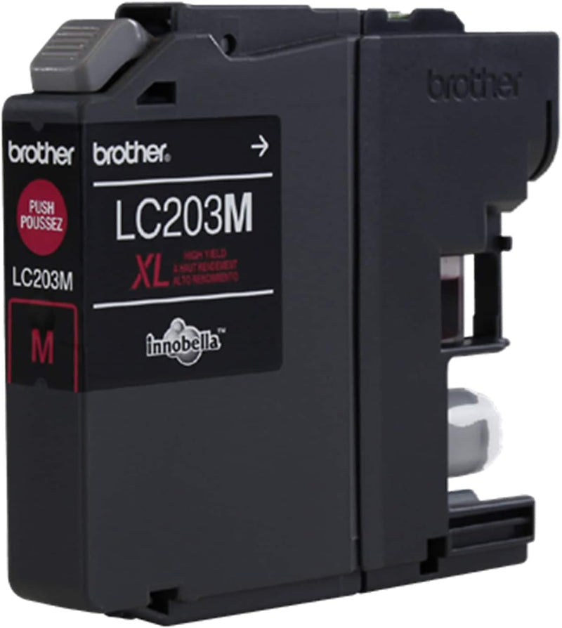 Brother Printer LC203M High Yield Ink Cartridge, Magenta, 550