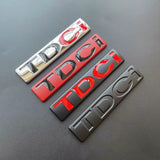 3D Metal Chrome Black Logo TDCI Emblem Car Fender Trunk Badge for Ford Fiesta Kuga Mondeo MK3 Focus MK2 TDCI Sticker Accessories