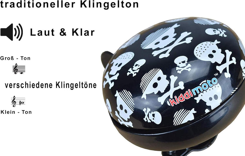 Kiddimoto Bike Bells for Kids| Premium Bicycle Bell for Kids, Boys, Girls and Adults with Loud Melodious Sound | Bicycle Horn for Road Bike, Mountain Bike, Bicycle, Scooter, MTB, BMX