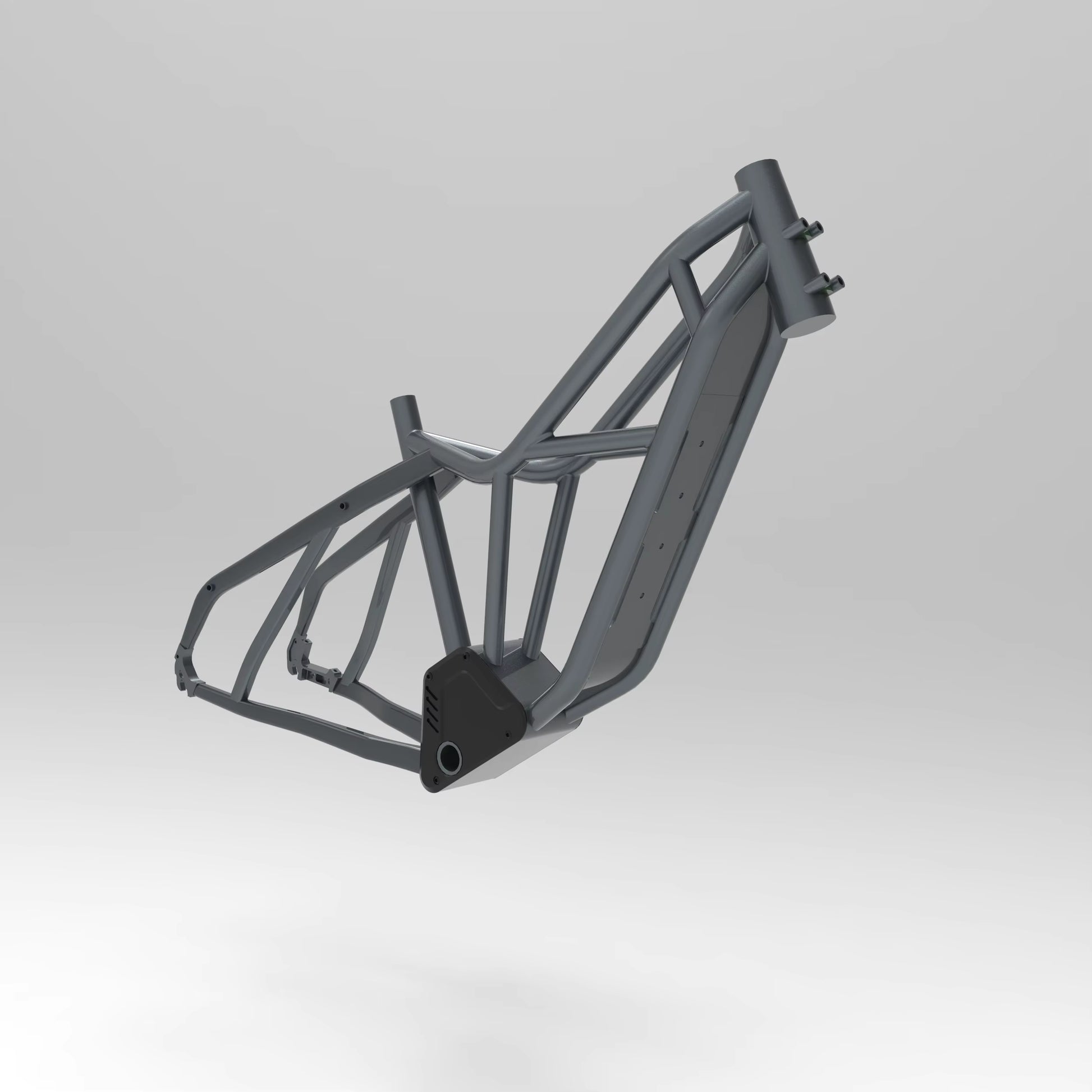 Wholesale High Quality Grey Green Aluminum Alloy Electric Bike Frame Electric Mountain Road City Bicycle/Women Men Ebike Frame