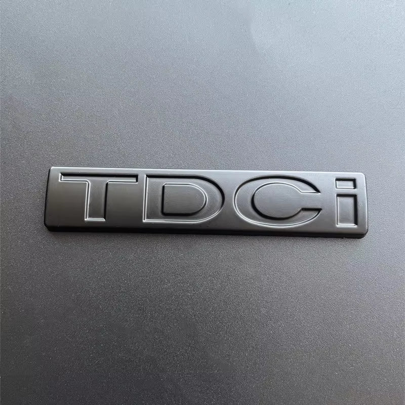3D Metal Chrome Black Logo TDCI Emblem Car Fender Trunk Badge for Ford Fiesta Kuga Mondeo MK3 Focus MK2 TDCI Sticker Accessories