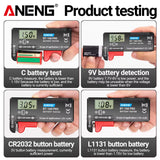BT-168 PRO Digital Lithium Battery Capacity Tester Checkered Load Analyzer Display Check AAA AA Button Cell Universal Test