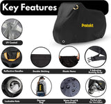 Bike Cover for 2-3 Bikes - Stationary Heavy Duty Bike Covers for Outdoor Storage