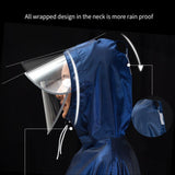 Haozaikeji Universal Motorcycle Raincoat Waterproof Hoodie Rain Cape Reusable Bike E-Bike Rain Coat Mobility Scooter Raincoat