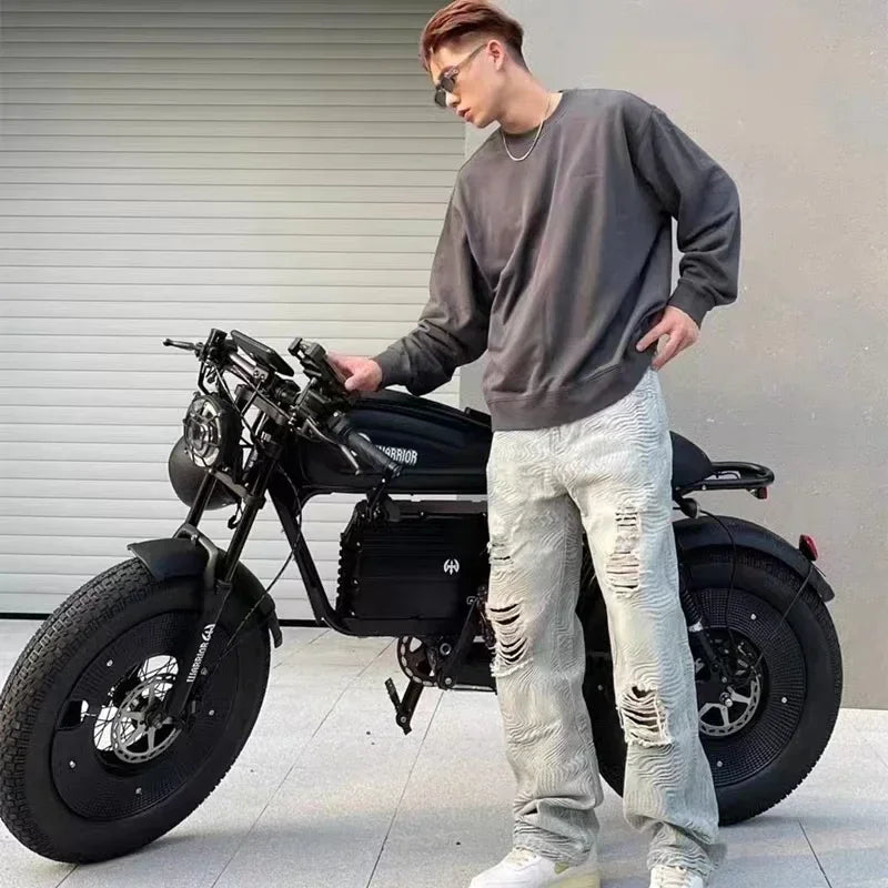 Hydraulic Brake1500W Motorbikes 60AH Ebike Adult Road Electric Bicycle 20 Inch Off-Road Fat Tyre Electric Bike Tandem  Ebikes