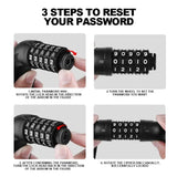 Xunting 74Cm Bicycle Lock Mountain MTB Road Bike Safety Anti-Theft Chain Lock Cycling Bicycle Accessories Bike Lock