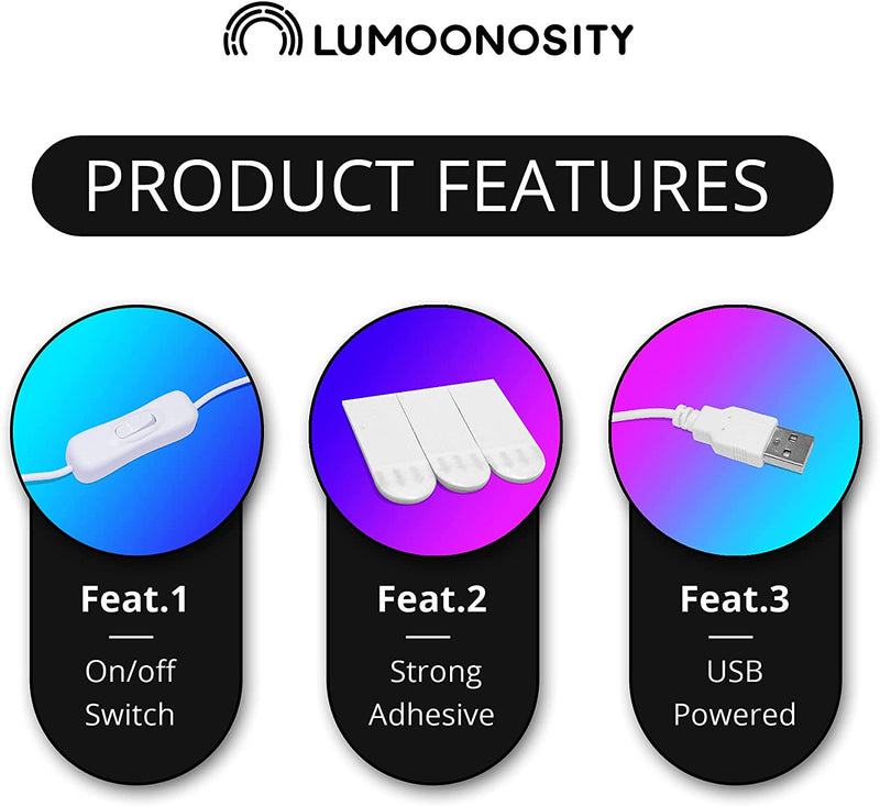 Lumoonosity Game Controller LED Neon Sign - Gamepad Shaped Light for Gamers and Streamers - Gaming Console Night Light with On/Off Switch for Bedroom and Game Room Decor
