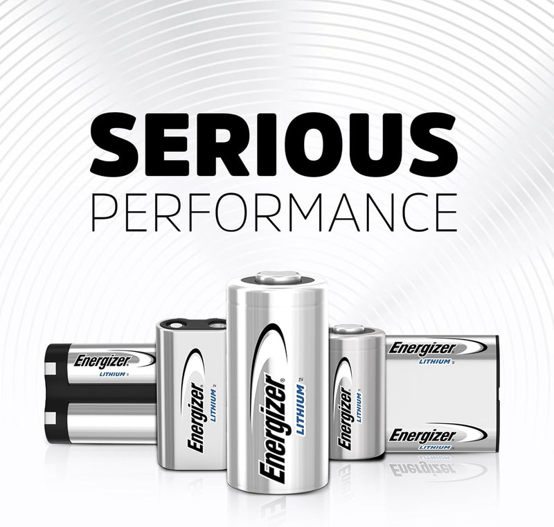 Energizer 123 Lithium Batteries (2 Pack), 3V Photo Batteries