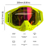 Motocross Glasses Motorcycle Sunglasses Man MTB ATV Mask Windproof Protection Skiing Cycling Racing Off-Road Goggles