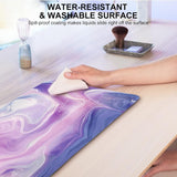 NPET MP02-SP Gaming Mouse Pad, Cloth Mouse Pad, Anti-Slip Base, RGB Backlit, Stitched Edges, Water-Resistant, Optimized for Gaming Sensors, XL