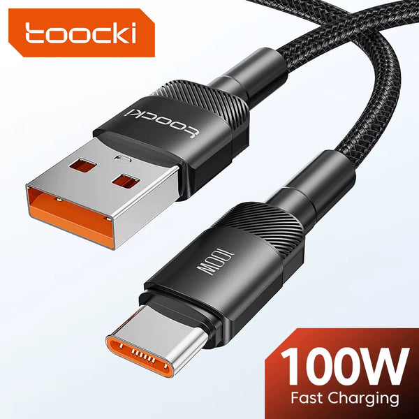 100W USB Type C Cable for Xiaomi POCO Samsung Huawei OPPO 6A Fast Charging Charger USB C Data Cord Typec Cable F
