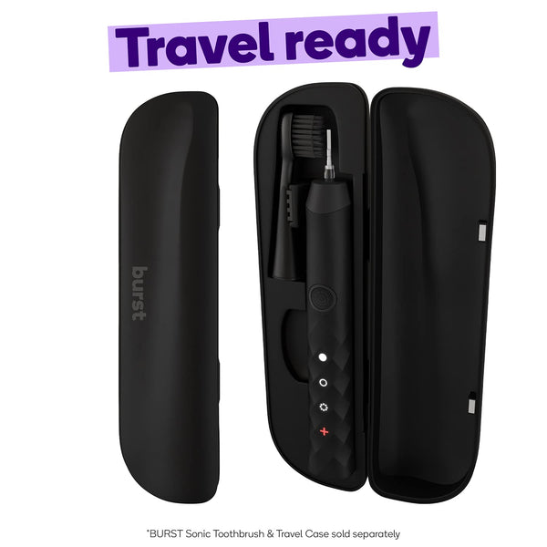 Burst Original Sonic Toothbrush Travel Case, Black (Case Only)