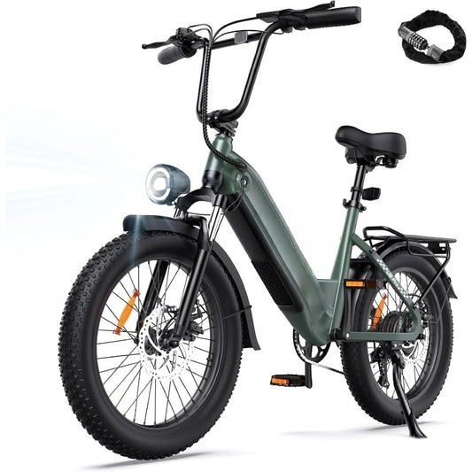 U8 Electric Bike for Adults,1000W Peak Motor Ebike,Max 20/28MPH 75-105Miles Range Electric Bicycle,48V 13AH/18AH Batte