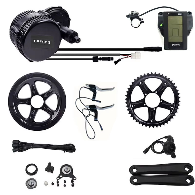 Bafang M315 G340.500.C Center Crank Motor BBS 02 36V 500W 48V 750W Mid Drive Motor Electric Bicycle E Bike Conversion Kit