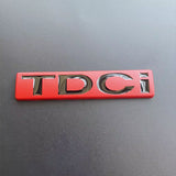 3D Metal Chrome Black Logo TDCI Emblem Car Fender Trunk Badge for Ford Fiesta Kuga Mondeo MK3 Focus MK2 TDCI Sticker Accessories