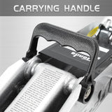 TONDA Floor Jack, Hydraulic Portable Car Lift Jack, 1.5 Ton (3,000 Lb) Capacity (Silver)
