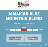 San Francisco Bay Compostable Coffee Pods - Jamaica Blue Mountain Blend (80 Ct) K Cup Compatible Including Keurig 2.0, Medium Roast