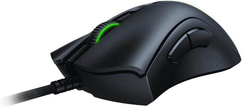 Razer Deathadder V2 Gaming Mouse: 20K DPI Optical Sensor - Fastest Gaming Mouse Switch - Chroma RGB Lighting - 8 Programmable Buttons - Rubberized Side Grips - Classic Black