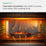 VAL CUCINE 26.3 QT/25 L Extra-Large Smart Air Fryer Toaster Oven, 10-In-1 Convection Countertop Oven Combination (Black Matte Stainless Steel)