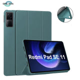For Funda  Mipad 7 6 Pro 5 11 11.2 Case Redmi Pad SE 11 10.6 8.7 12.1 Auto Wake up & Sleep Silicone Cover Support Charging