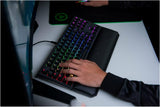 Razer Blackwidow TE Chroma V2 TKL Tenkeyless Mechanical Gaming Keyboard: Orange Key Switches, Tactile & Silent, Chroma RGB Lighting, Magnetic Wrist Rest, Programmable Macros, Classic Black