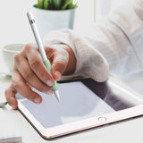Ahastyle 3 Pack Silicone Grips Holders for Apple Pencil (USB-C) & Apple Pencil (1St / 2Nd Generation) Ergonomic Protective Skin Sleeve Compatible with Ipad Pen (White,Green,Pink)