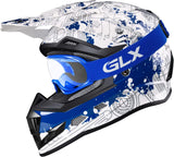 GLX GX623 Youth Atv/Dirt Bike Helmet Combo - Modern, Medium - DOT