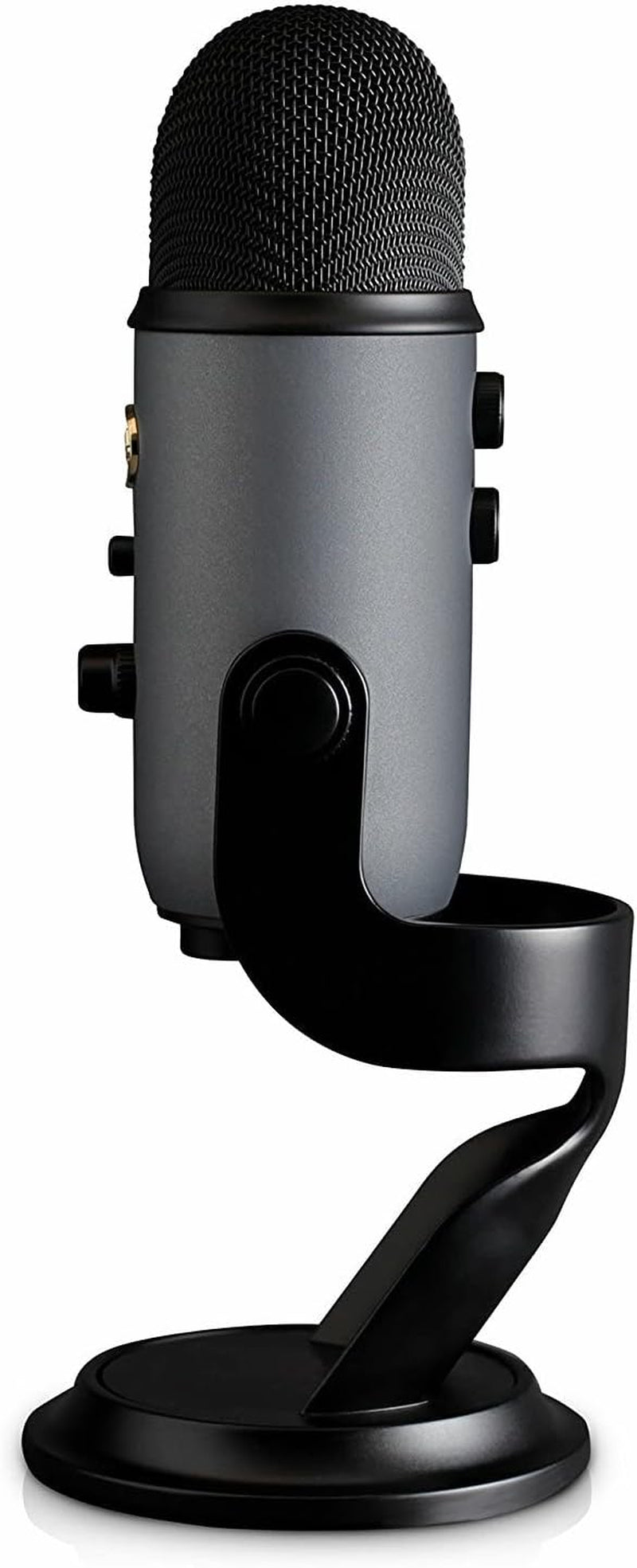 Blue Yeti USB Microphone for Recording, Streaming, Gaming, Podcasting on PC and Mac, Condenser Mic for Laptop or Computer with Blue VO!CE Effects, Adjustable Stand, Plug and Play - Slate