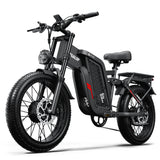 TIFGALOP F7 Electric Bicycle 2000W 52V 24AH Full Suspension Shock Absorption All Terrain Off-Road Hydraulic Disc Brakes Ebikes
